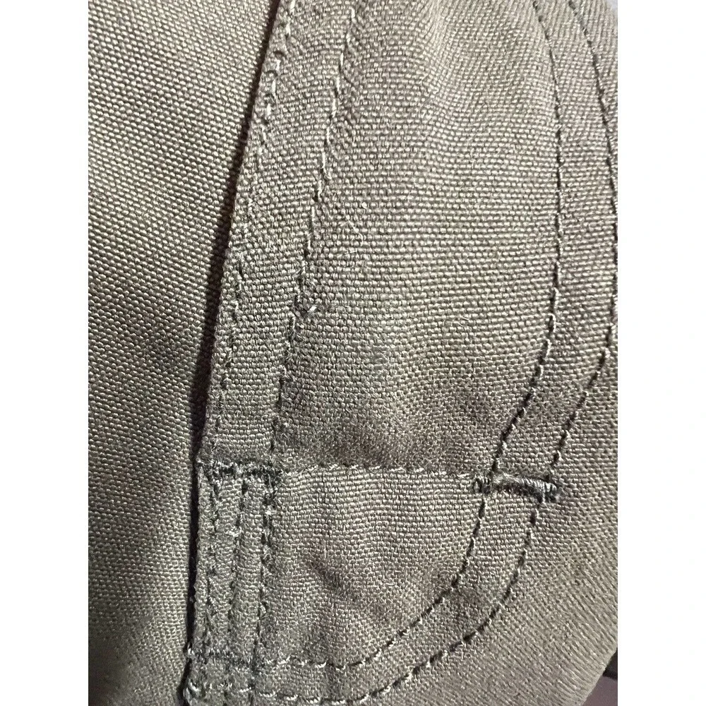 prAna Men’s Hiking Pants Comfort Adjustable Waist Pockets Dark Olive Size Large